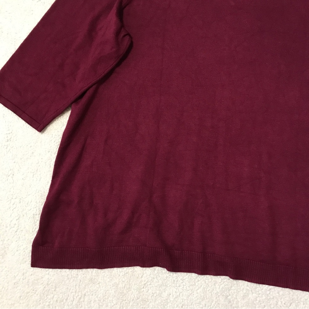 Roz & Ali Knit Top Studded Stretchy Size 3X - Picture 12 of 13